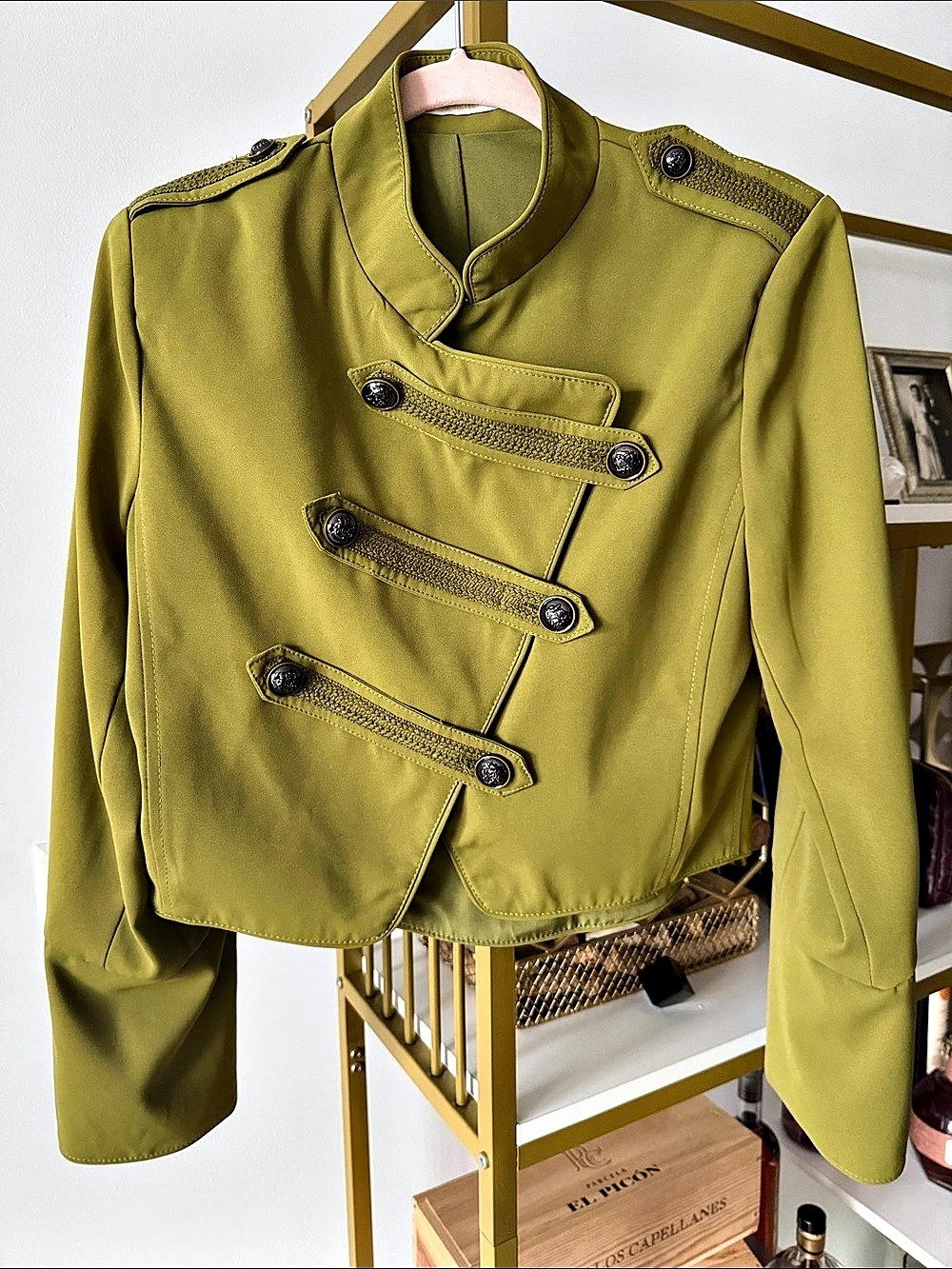 BC Collection Utility Jacket in Green Size Small Like New NWOT